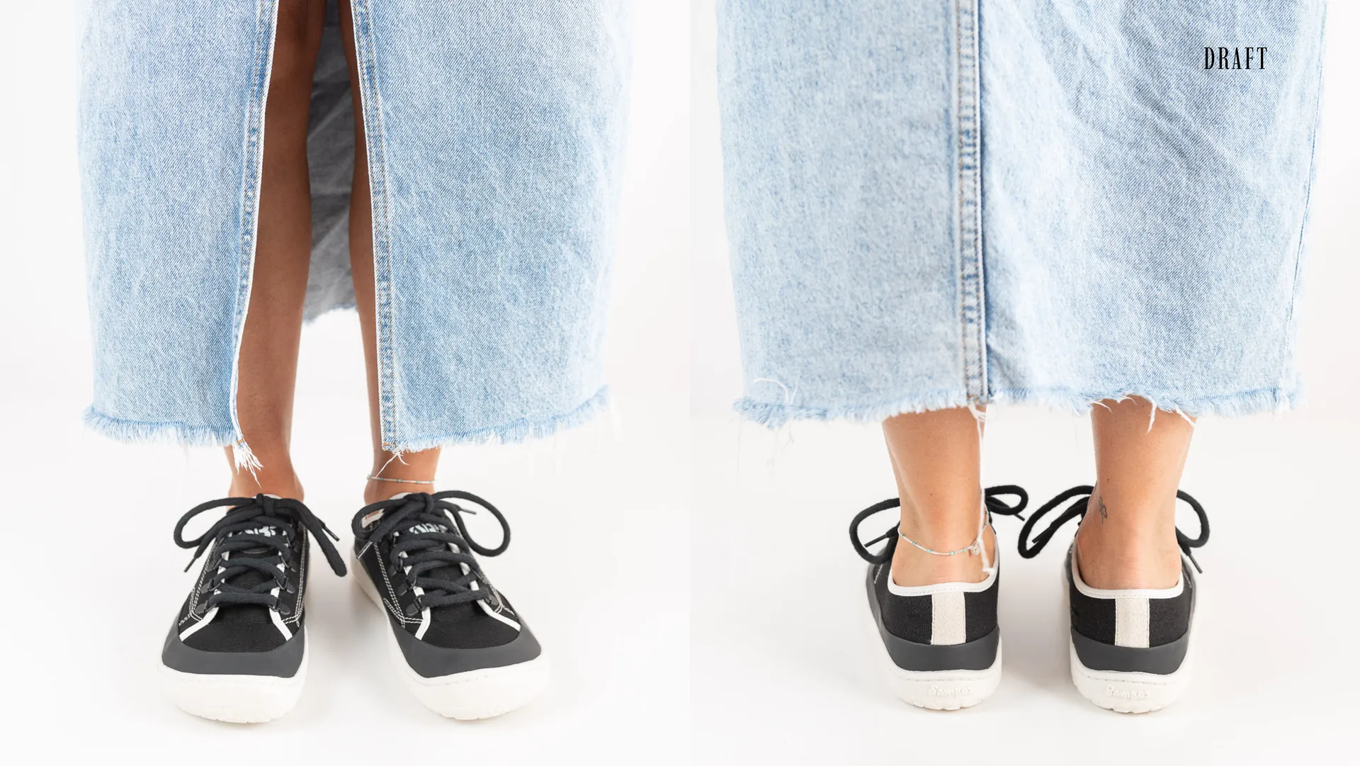 Modelo de zapatillas barefoot Draft
