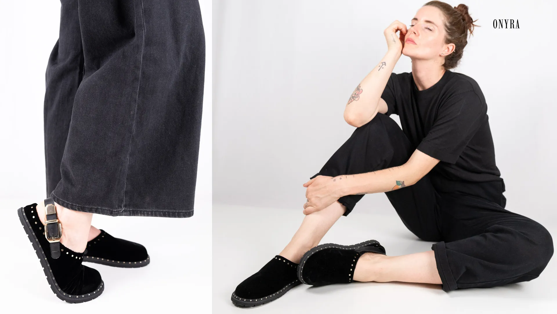 Una modelo con las Sambas Onyra