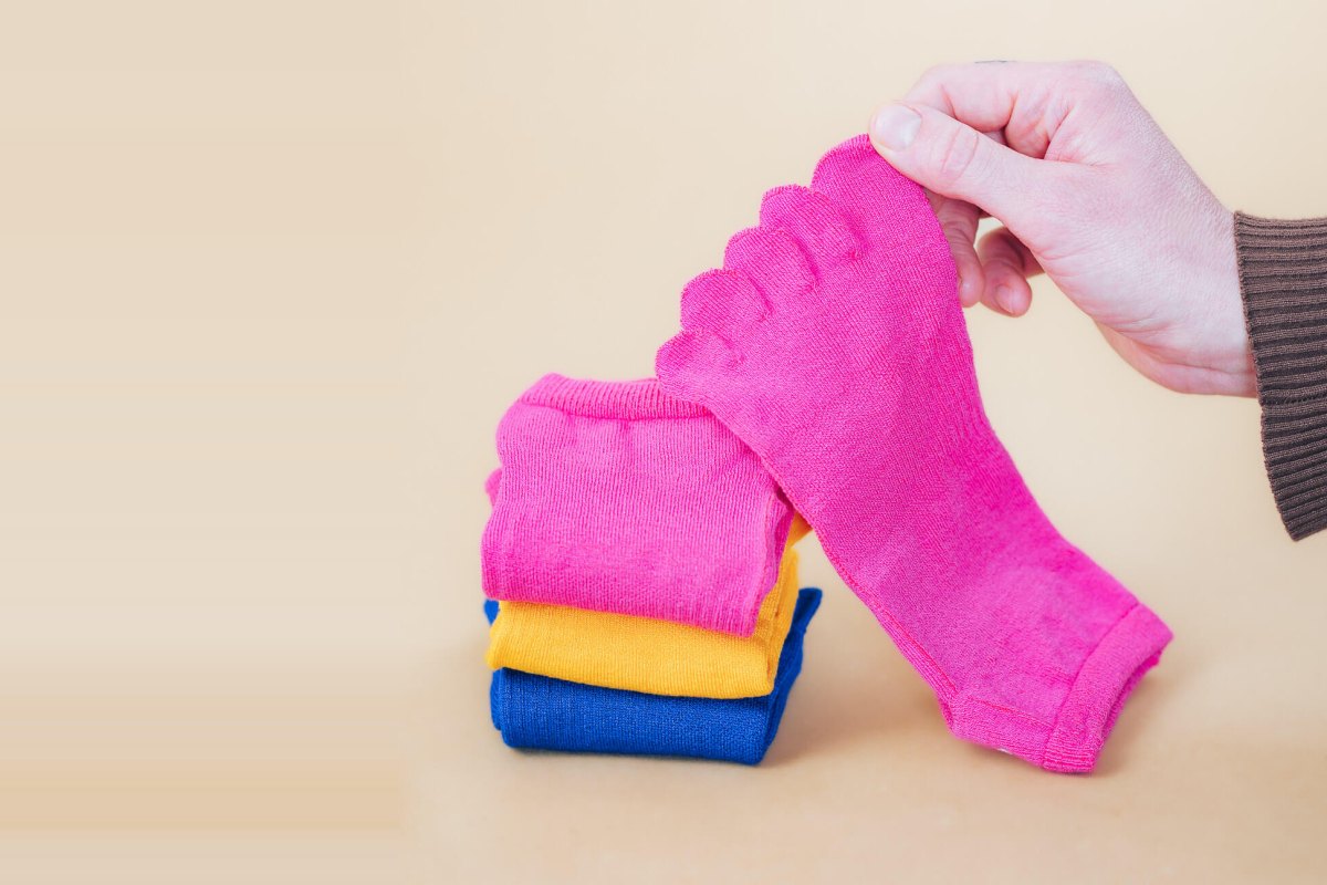 Bamboo toe socks